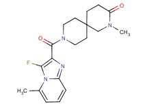 9-[(3-fluoro-5-methylimidazo[1,2-a]pyridin-2-yl)carbonyl]-2-methyl-2,9-diazaspiro[5.5]undecan-3-one