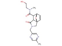 (3aR*,6S*)-N-(2-hydroxyethyl)-N-methyl-2-[(5-methylpyrazin-2-yl)methyl]-1-oxo-1,2,3,6,7,7a-hexahydro-3a,6-epoxyisoindole-7-carboxamide