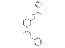 N-({1-[2-(phenylthio)acetyl]-3-piperidinyl}methyl)-2-furamide