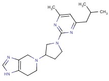 5-[1-(4-isobutyl-6-methylpyrimidin-2-yl)pyrrolidin-3-yl]-4,5,6,7-tetrahydro-1H-imidazo[4,5-c]pyridine