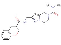 2-{[(3,4-dihydro-2H-chromen-3-ylcarbonyl)amino]methyl}-N,N-dimethyl-6,7-dihydropyrazolo[1,5-a]pyrazine-5(4H)-carboxamide