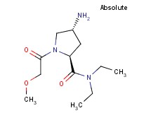 (2S,4R)-4-amino-N,N-diethyl-1-(methoxyacetyl)pyrrolidine-2-carboxamide