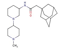 2-(1-adamantyl)-N-(1'-methyl-1,4'-bipiperidin-3-yl)acetamide
