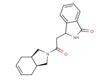 3-{2-[(3aR*,7aS*)-1,3,3a,4,7,7a-hexahydro-2H-isoindol-2-yl]-2-oxoethyl}isoindolin-1-one