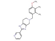 5-(4-methoxy-2,3-dimethylbenzyl)-2-pyridin-3-yl-4,5,6,7-tetrahydro-1H-imidazo[4,5-c]pyridine