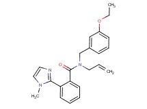 N-allyl-N-(3-ethoxybenzyl)-2-(1-methyl-1H-imidazol-2-yl)benzamide