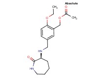 2-ethoxy-5-({[(3S)-2-oxoazepan-3-yl]amino}methyl)benzyl acetate
