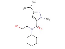 N-cyclohexyl-N-(2-hydroxyethyl)-3-isopropyl-1-methyl-1H-pyrazole-5-carboxamide