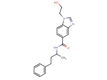 1-(2-hydroxyethyl)-N-(1-methyl-3-phenylpropyl)-1H-benzimidazole-5-carboxamide