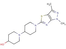 1'-(1,3-dimethyl-1H-pyrazolo[3,4-d][1,3]thiazol-5-yl)-1,4'-bipiperidin-4-ol