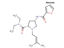 (4S)-N,N-diethyl-4-(2-furoylamino)-1-(3-methylbut-2-en-1-yl)-L-prolinamide