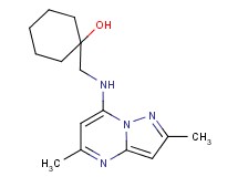1-{[(2,5-dimethylpyrazolo[1,5-a]pyrimidin-7-yl)amino]methyl}cyclohexanol