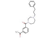 1-(3-{[4-(3-phenylpropyl)-1,4-diazepan-1-yl]carbonyl}phenyl)ethanone