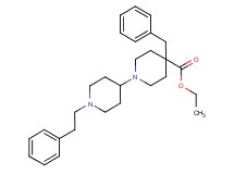 ethyl 4-benzyl-1'-(2-phenylethyl)-1,4'-bipiperidine-4-carboxylate