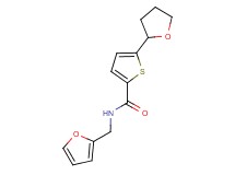 N-(2-furylmethyl)-5-(tetrahydro-2-furanyl)-2-thiophenecarboxamide