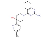 1-(2-amino-5,6,7,8-tetrahydroquinazolin-4-yl)-4-(5-methylpyridin-2-yl)piperidin-4-ol