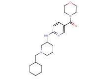 N-[1-(cyclohexylmethyl)-3-piperidinyl]-5-(4-morpholinylcarbonyl)-2-pyridinamine