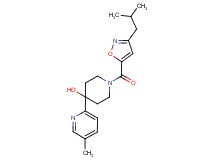 1-[(3-isobutyl-5-isoxazolyl)carbonyl]-4-(5-methyl-2-pyridinyl)-4-piperidinol