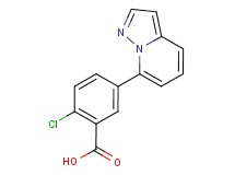 2-chloro-5-pyrazolo[1,5-a]pyridin-7-ylbenzoic acid
