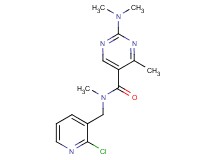 N-[(2-chloro-3-pyridinyl)methyl]-2-(dimethylamino)-N,4-dimethyl-5-pyrimidinecarboxamide