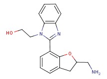 2-{2-[2-(aminomethyl)-2,3-dihydro-1-benzofuran-7-yl]-1H-benzimidazol-1-yl}ethanol