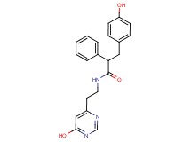 3-(4-hydroxyphenyl)-N-[2-(6-hydroxypyrimidin-4-yl)ethyl]-2-phenylpropanamide