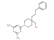 [1-(2-amino-6-methylpyrimidin-4-yl)-4-(3-phenylpropyl)piperidin-4-yl]methanol