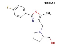 ((2S)-1-{[2-(4-fluorophenyl)-5-methyl-1,3-oxazol-4-yl]methyl}-2-pyrrolidinyl)methanol
