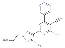 2-amino-6-(3-methyl-1-propyl-1H-pyrazol-4-yl)-4,4'-bipyridine-3-carbonitrile