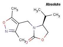 (4S)-3-[(3,5-dimethylisoxazol-4-yl)methyl]-4-isopropyl-1,3-oxazolidin-2-one
