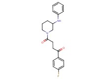 4-(3-anilino-1-piperidinyl)-1-(4-fluorophenyl)-4-oxo-1-butanone