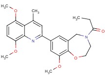 7-(5,8-dimethoxy-4-methyl-2-quinolinyl)-9-methoxy-4-propionyl-2,3,4,5-tetrahydro-1,4-benzoxazepine