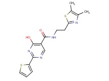 N-[2-(4,5-dimethyl-1,3-thiazol-2-yl)ethyl]-4-hydroxy-2-(2-thienyl)pyrimidine-5-carboxamide
