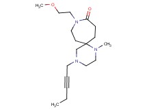 9-(2-methoxyethyl)-1-methyl-4-pent-2-yn-1-yl-1,4,9-triazaspiro[5.6]dodecan-10-one