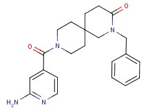 9-(2-aminoisonicotinoyl)-2-benzyl-2,9-diazaspiro[5.5]undecan-3-one