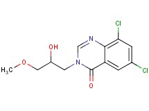 6,8-dichloro-3-(2-hydroxy-3-methoxypropyl)quinazolin-4(3H)-one