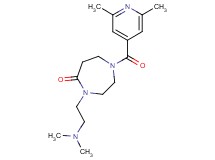 4-[2-(dimethylamino)ethyl]-1-(2,6-dimethylisonicotinoyl)-1,4-diazepan-5-one