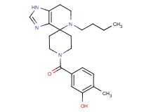 5-[(5-butyl-1,5,6,7-tetrahydro-1'H-spiro[imidazo[4,5-c]pyridine-4,4'-piperidin]-1'-yl)carbonyl]-2-methylphenol
