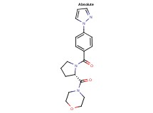 4-{1-[4-(1H-pyrazol-1-yl)benzoyl]-L-prolyl}morpholine