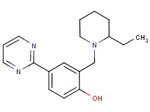 2-[(2-ethyl-1-piperidinyl)methyl]-4-(2-pyrimidinyl)phenol