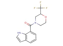 7-{[2-(trifluoromethyl)morpholin-4-yl]carbonyl}-1H-indole