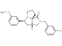(3aS*,5S*,9aS*)-2-(3-chlorobenzyl)-5-[3-(methylthio)phenyl]hexahydro-7H-pyrrolo[3,4-g]pyrrolizin-1(2H)-one