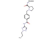 (2R)-1-(4-{[(2-propyl-2H-1,2,3-triazol-4-yl)amino]carbonyl}benzyl)pyrrolidine-2-carboxamide