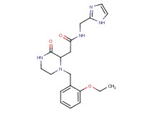 2-[1-(2-ethoxybenzyl)-3-oxo-2-piperazinyl]-N-(1H-imidazol-2-ylmethyl)acetamide