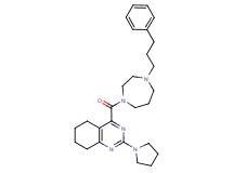 4-{[4-(3-phenylpropyl)-1,4-diazepan-1-yl]carbonyl}-2-(1-pyrrolidinyl)-5,6,7,8-tetrahydroquinazoline