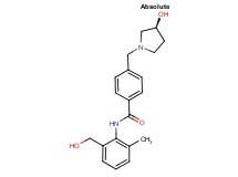 N-[2-(hydroxymethyl)-6-methylphenyl]-4-{[(3S)-3-hydroxypyrrolidin-1-yl]methyl}benzamide