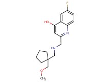 6-fluoro-2-[({[1-(methoxymethyl)cyclopentyl]methyl}amino)methyl]quinolin-4-ol