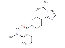 (2-{[4-(1-isopropyl-1H-imidazol-2-yl)-1-piperidinyl]carbonyl}phenyl)dimethylamine