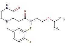 2-[1-(3,4-difluorobenzyl)-3-oxo-2-piperazinyl]-N-(2-isopropoxyethyl)acetamide