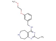 2-ethyl-N-[3-(2-methoxyethoxy)benzyl]-6,7,8,9-tetrahydro-5H-pyrimido[4,5-d]azepin-4-amine dihydrochloride
